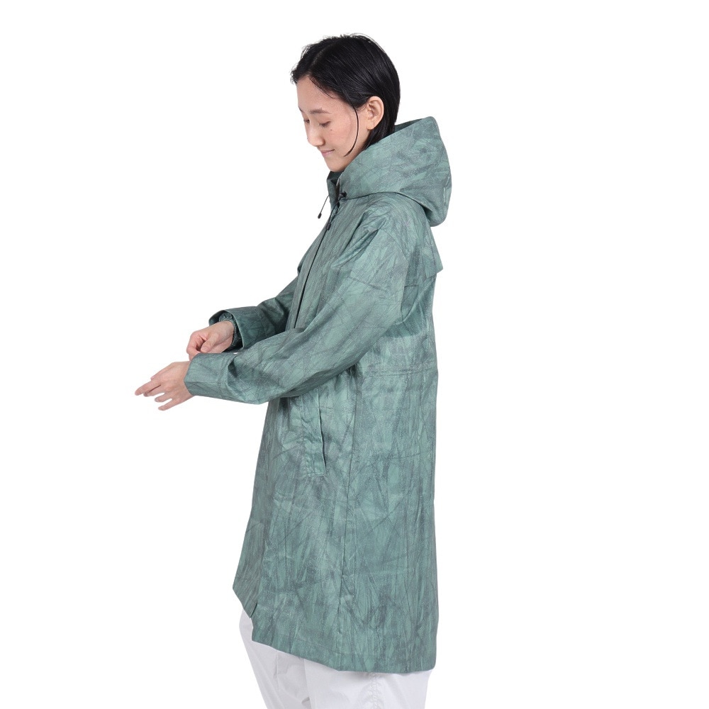 ミズノ（MIZUNO）（レディース）レインコート 雨具 はっ水 防水透湿 コンパクトアクアブロック レインコート ベルグテック B2MEA25031