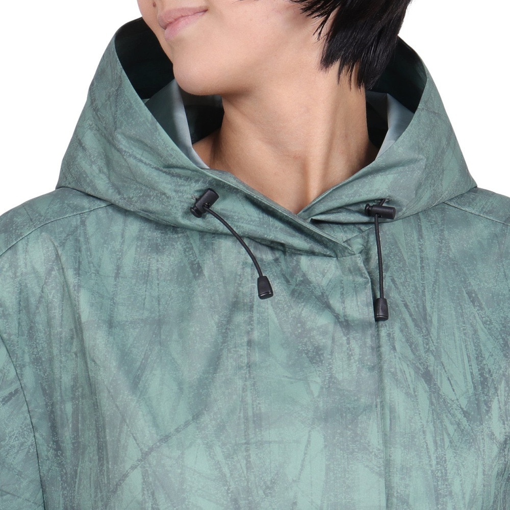 ミズノ（MIZUNO）（レディース）レインコート 雨具 はっ水 防水透湿 コンパクトアクアブロック レインコート ベルグテック B2MEA25031