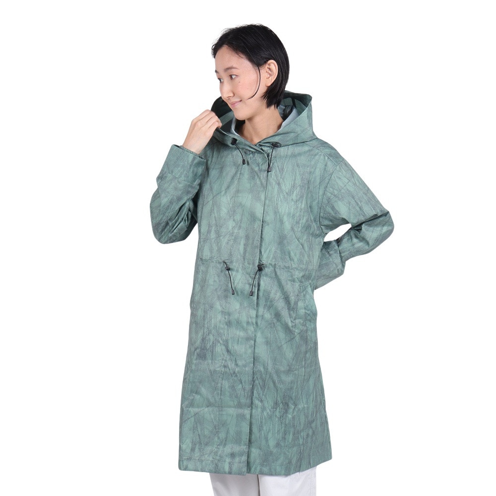 ミズノ（MIZUNO）（レディース）レインコート 雨具 はっ水 防水透湿 コンパクトアクアブロック レインコート ベルグテック B2MEA25031