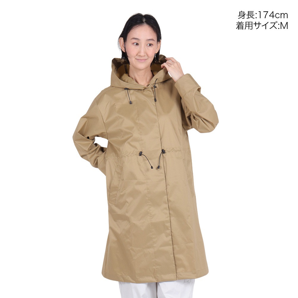 ミズノ（MIZUNO）（レディース）レインコート 雨具 はっ水 防水透湿 コンパクトアクアブロック レインコート B2MEA25048