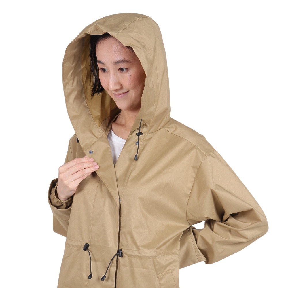 ミズノ（MIZUNO）（レディース）レインコート 雨具 はっ水 防水透湿 コンパクトアクアブロック レインコート B2MEA25048