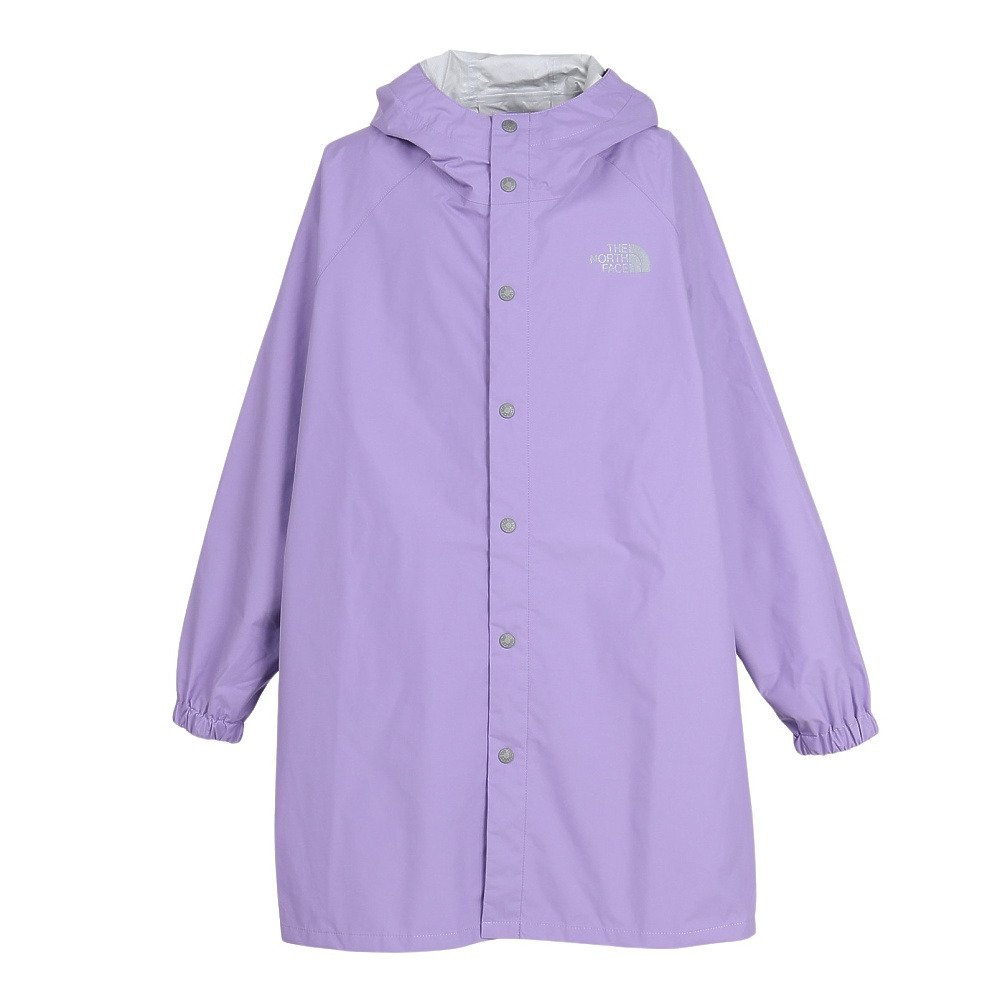 HYKE ハイク　レインコート　モッズコート　パープル　紫　ポリウレタン　S ザ・ノース・フェイス（THE NORTH FACE）（キッズ）ジュニア レイン