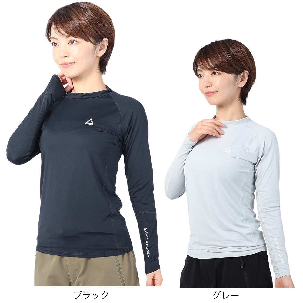 ロジャーエーガー（ROGEREGGER）（レディース）接触冷感 インナー 長袖アンダー シャツ クールアンダーシャツ W RE23SUK5620032GRY グレー