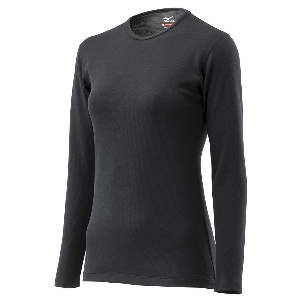 ミズノ（MIZUNO）（レディース）アンダーシャツ ブレスサーモアンダーウエア 中厚 for Active クルーネック長袖シャツ C2JAA83109