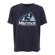 マーモット（Marmot）（キッズ）トレッキングウェア キッズ マウンテンロゴハーフスリーブクルー TOJQJA18 NV