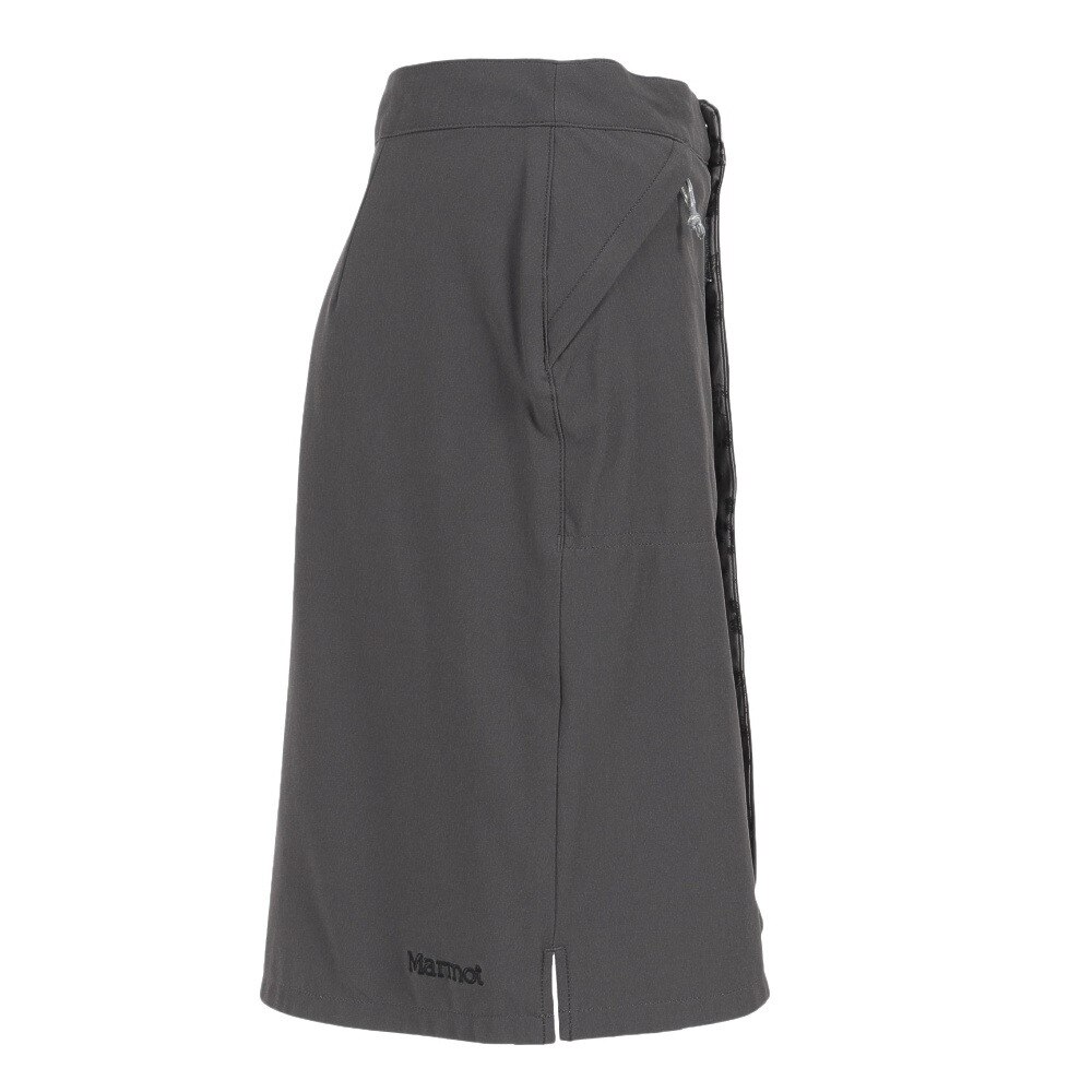 マーモット（Marmot）（レディース）リバーシブル ヤマスカート TOWRJE93YY DRNC グレー×ブラック 四角友里コラボ