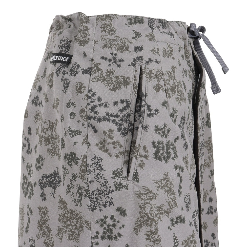 マーモット（Marmot）（レディース）リバーシブル ヤマスカート TOWRJE93YY DRNC グレー×ブラック 四角友里コラボ
