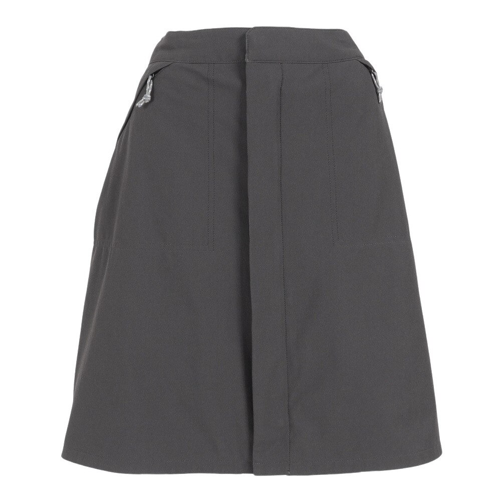 マーモット（Marmot）（レディース）リバーシブル ヤマスカート TOWRJE93YY DRNC グレー×ブラック 四角友里コラボ