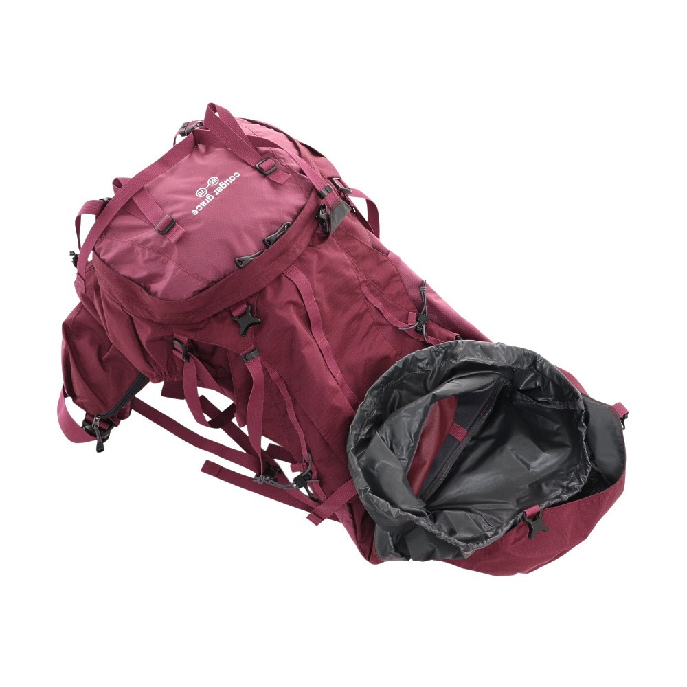 カリマー（karrimor）（メンズ、レディース）アタックザック リュック cougar grace55-70 500811 AW-GSBJ-0211-15 ワイン 55L-70L