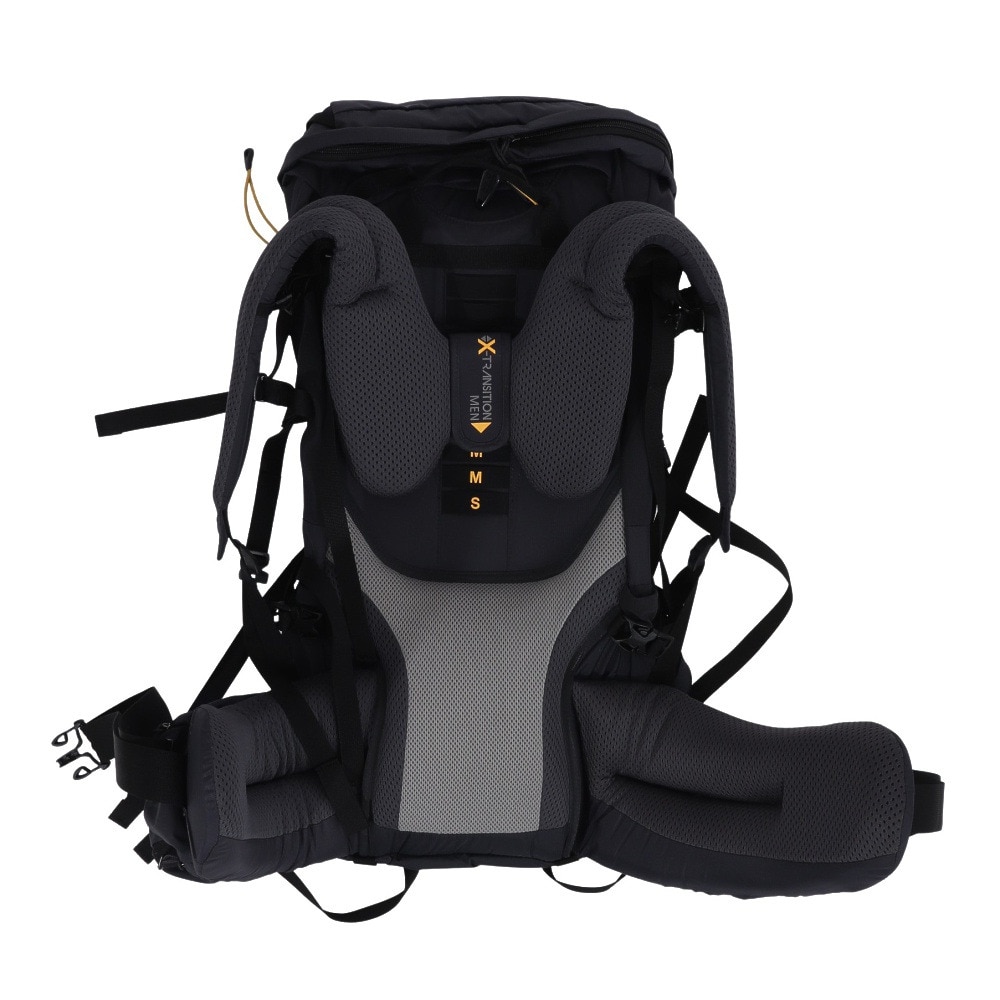 ジャックウルフスキン（JackWolfskin）（メンズ、レディース）大容量 65+10L レインカバー内蔵 撥水 リュック 大型 DENALI デナリ MEN 2010061-6350 ブラック
