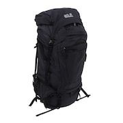(メンズ、レディース)大容量 65+10L レインカバー内蔵 撥水 リュック 大型 DENALI デナリ MEN 2010061-6350 ブラック