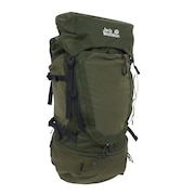 (メンズ、レディース)バックパック リュック 登山 ハイキング 大型 防災 HIGHLAND TRAIL 55+5 MEN 2010091-4129 カーキ
