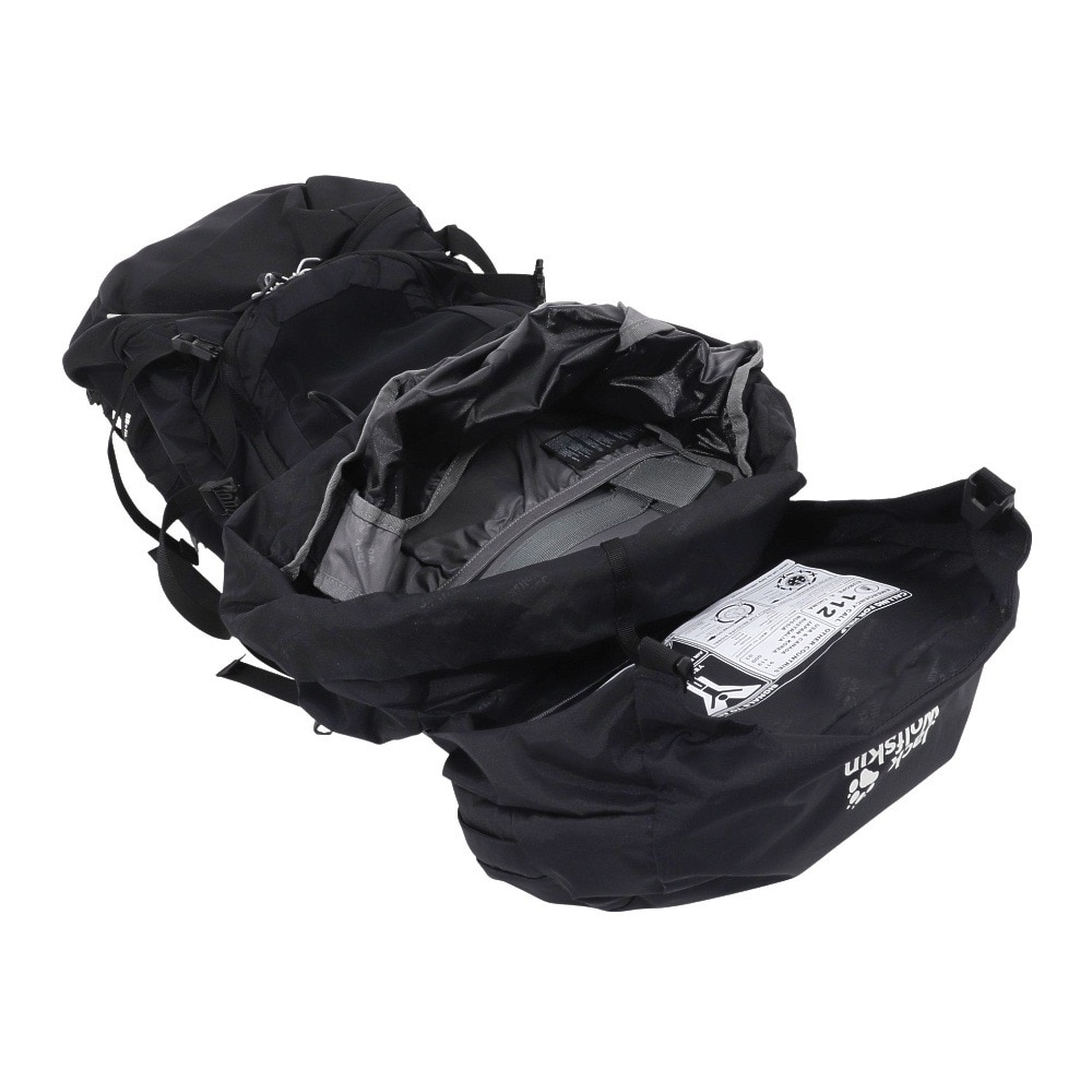 ジャックウルフスキン（JackWolfskin）（メンズ、レディース）リュック  大型 HIGHLAND TRAIL 55+5 MEN 2010091-6000 ブラック