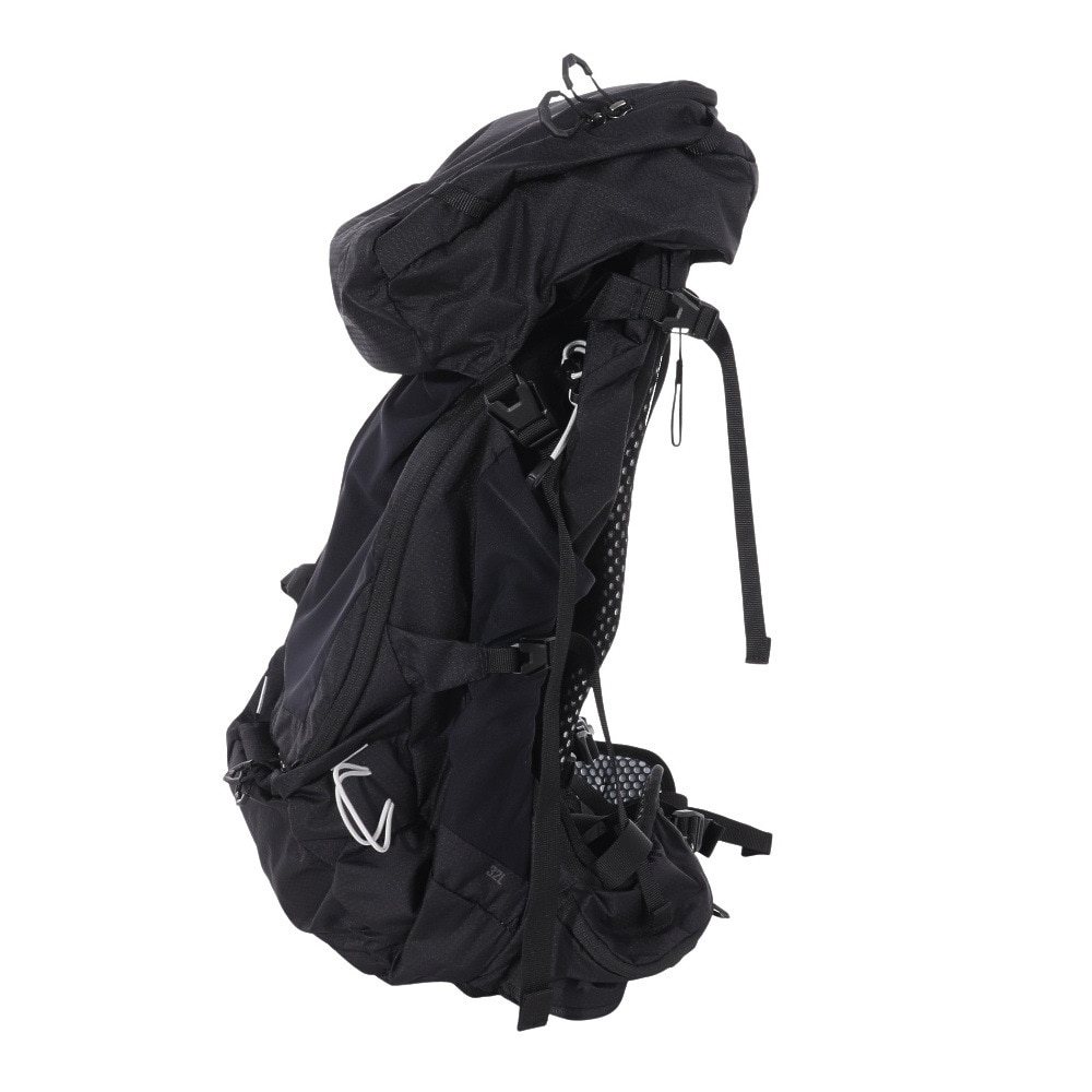 ジャックウルフスキン（JackWolfskin）（メンズ、レディース）バックパック リュック クロストレイル 32 LT 2009423-6000 BLACK ブラック 32L レインカバー内蔵