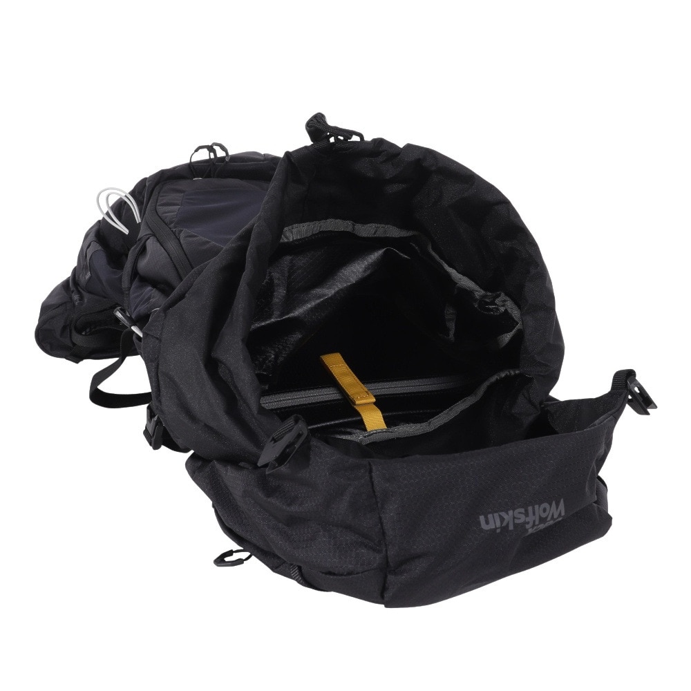 ジャックウルフスキン（JackWolfskin）（メンズ、レディース）バックパック リュック クロストレイル 32 LT 2009423-6000 BLACK ブラック 32L レインカバー内蔵