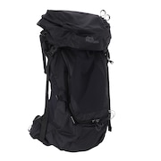 ジャックウルフスキン（JackWolfskin）（メンズ、レディース）バックパック リュック クロストレイル 32 LT 2009423-6000 BLACK ブラック 32L レインカバー内蔵