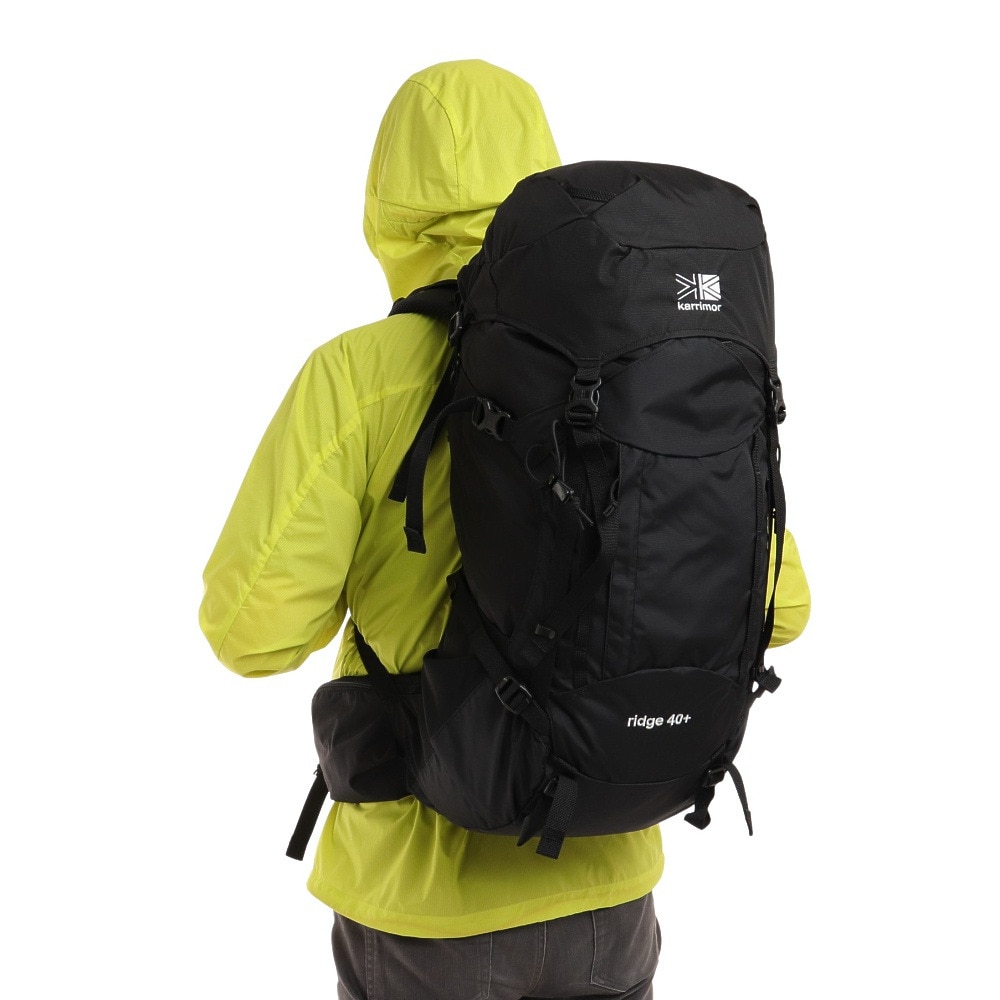 カリマー（karrimor） トレッキングバッグ バックパック ridge 40+ Large ブラック 40L+ 501098-9000