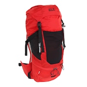 (メンズ、レディース)バックパック リュック WOLFTRAIL 28 RECCO 2010191-2206 28L レッド レインカバー付 はっ水 軽量