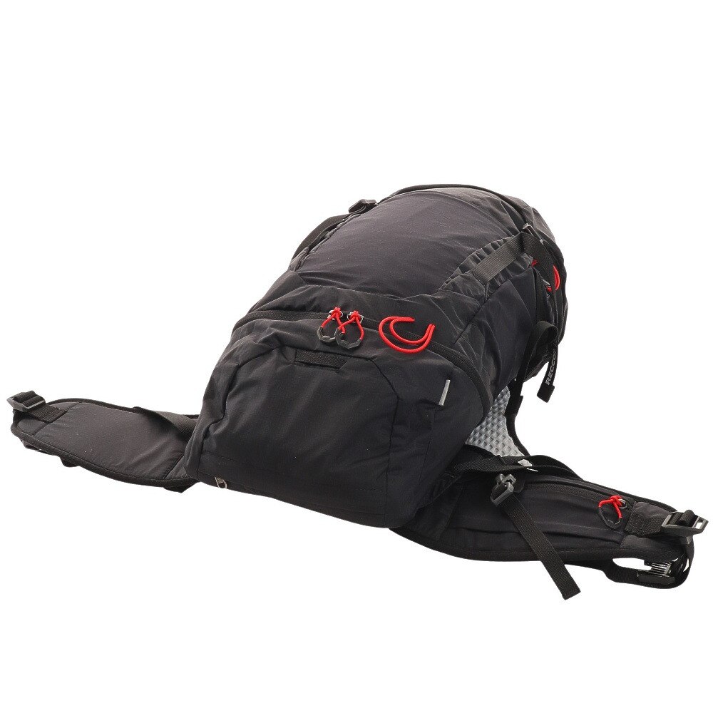 ジャックウルフスキン（JackWolfskin）（メンズ、レディース）バックパック リュック WOLFTRAIL 28 RECCO 2010191-6000 28L ブラック レインカバー付