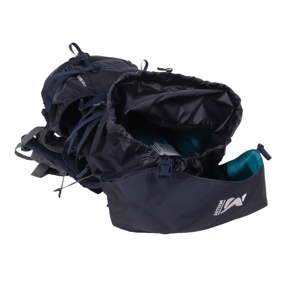 ミレー（Millet）（メンズ、レディース）バックパック リュック サースフェー NX 40+5 MIS0754-7317 ネイビー 40L+5L レインカバー付