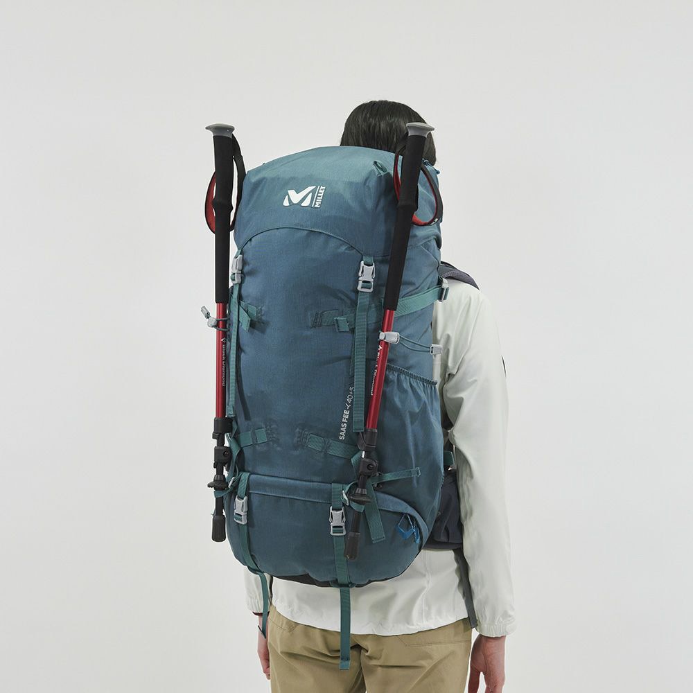 ミレー（Millet）（レディース）バックパック リュック サースフェー NX 40+5 W MIS0755-9845 ターコイズ 40L+5L  レインカバー付