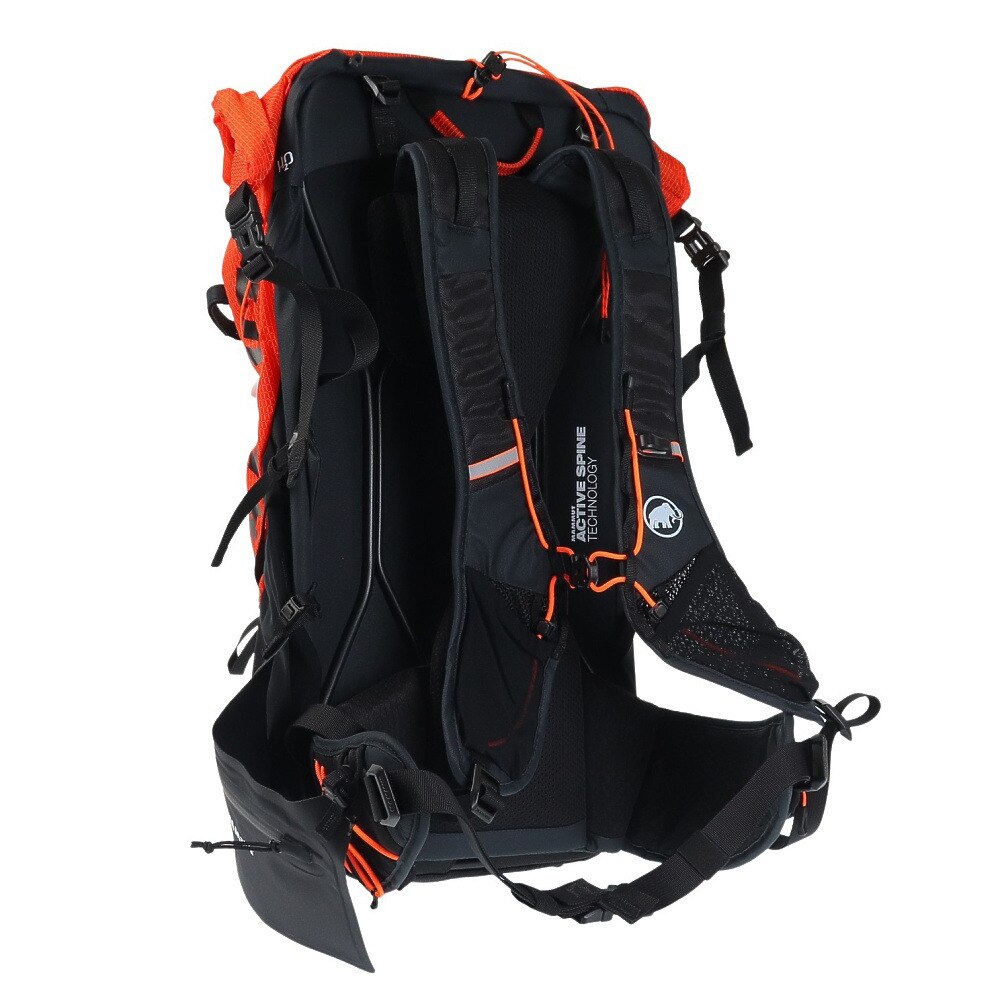 マムート（MAMMUT）（メンズ）バックパック リュック Ducan Spine 28-35 2530-00340-3722 オレンジ×ブラック 28～35L レインカバー付