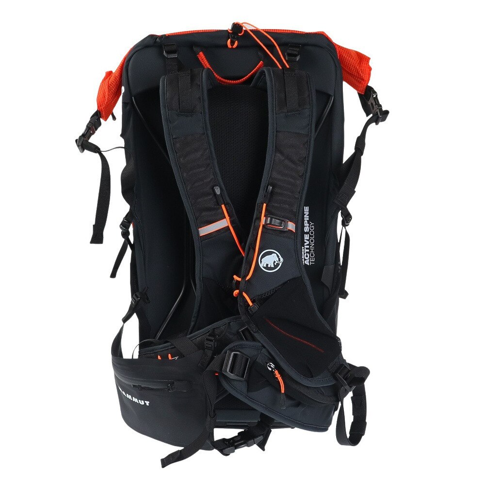 マムート（MAMMUT）（メンズ）バックパック リュック Ducan Spine 28-35 2530-00340-3722 オレンジ×ブラック 28～35L レインカバー付