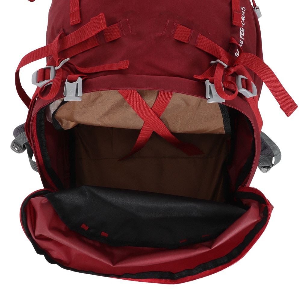 ミレー（Millet）（レディース）アタックザック リュック SAAS FEE サースフェー NX 40+5 W MIS0755-N1546 ディープレッド 40L+5L
