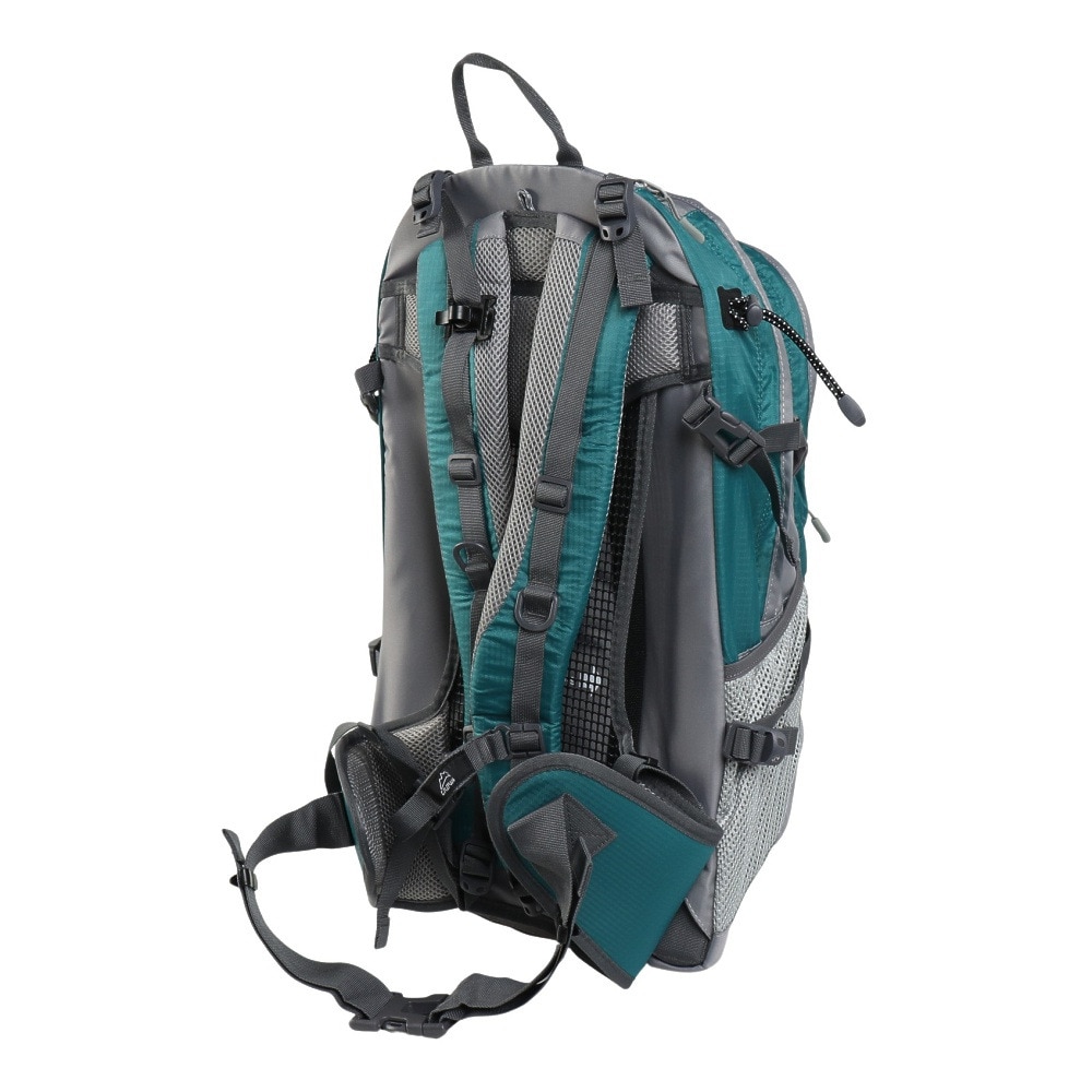 グローヒル（GROWHILL）（メンズ、レディース）バックパック リュック 登山 ハイキング デイライト 30L GTB-BP1001 A.GRN グリーン レインカバー内蔵 撥水