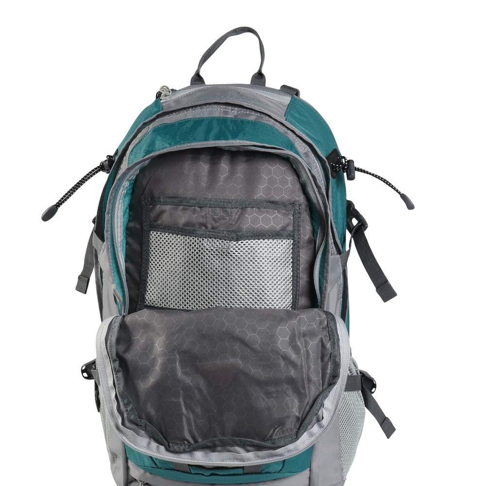 グローヒル（GROWHILL）（メンズ、レディース）バックパック リュック 登山 ハイキング デイライト 30L GTB-BP1001 A.GRN グリーン レインカバー内蔵 撥水