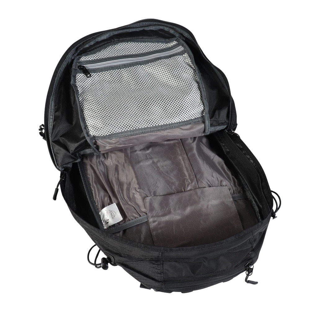 グローヒル（GROWHILL）（メンズ、レディース）バックパック リュック 登山 ハイキング デイライト 30L GTB-BP1001 BLK