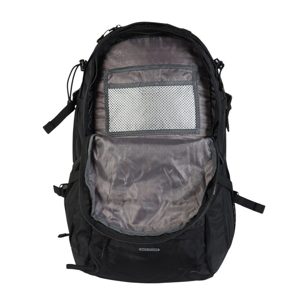 グローヒル（GROWHILL）（メンズ、レディース）バックパック リュック 登山 ハイキング デイライト 30L GTB-BP1001 BLK