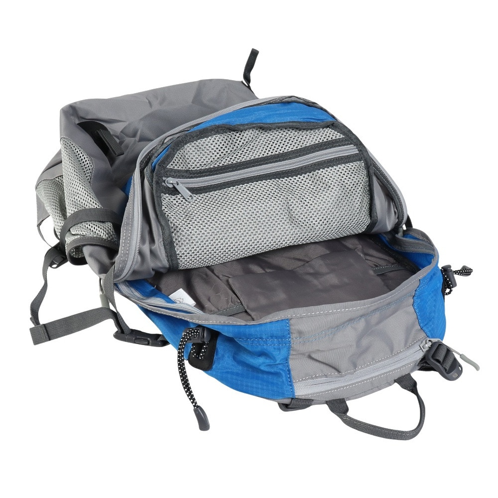 グローヒル（GROWHILL）（メンズ、レディース）バックパック リュック 登山 ハイキング デイライト 30L GTB-BP1001 BLU ブルー レインカバー内蔵 撥水