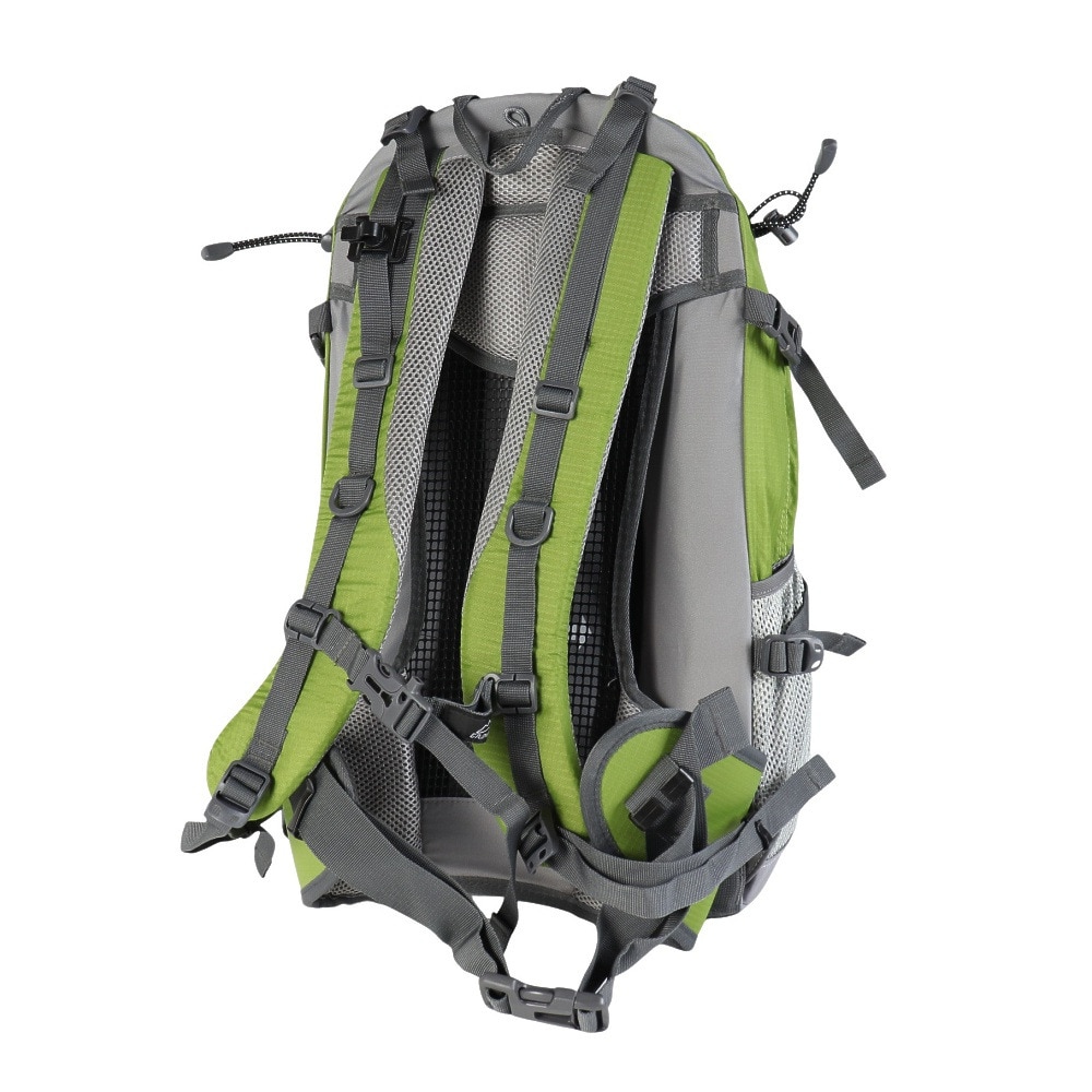 グローヒル（GROWHILL）（メンズ、レディース）バックパック リュック 登山 ハイキング デイライト 30L GTB-BP1001 GRN グリーン レインカバー内蔵 撥水