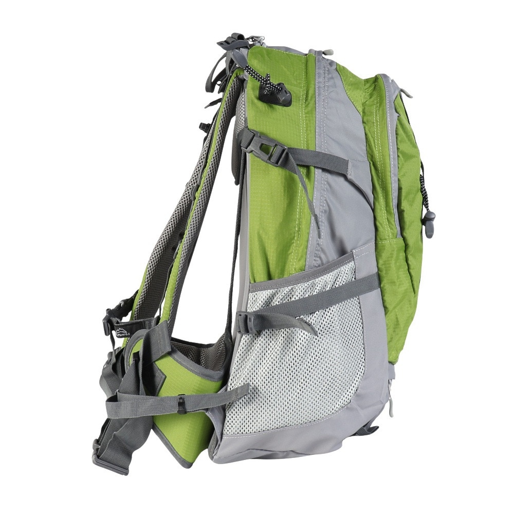 グローヒル（GROWHILL）（メンズ、レディース）バックパック リュック 登山 ハイキング デイライト 30L GTB-BP1001 GRN グリーン レインカバー内蔵 撥水