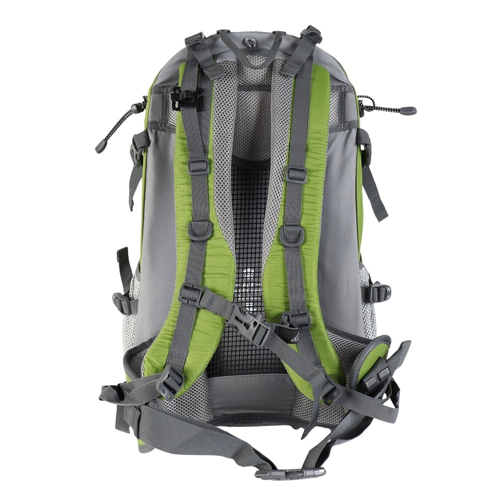 グローヒル（GROWHILL）（メンズ、レディース）バックパック リュック 登山 ハイキング デイライト 30L GTB-BP1001 GRN グリーン レインカバー内蔵 撥水