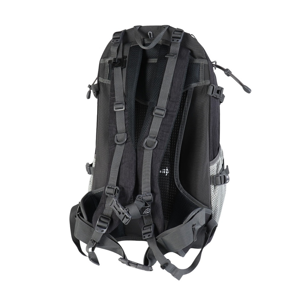 グローヒル（GROWHILL）（メンズ、レディース）バックパック リュック 登山 ハイキング デイライト 30L GTB-BP1001 H.BLK ブラック レインカバー内蔵 撥水