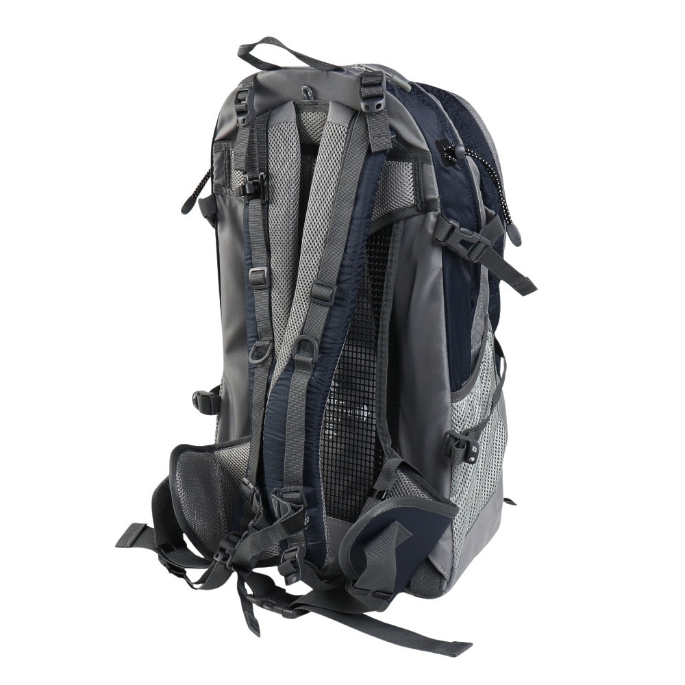 グローヒル（GROWHILL）（メンズ、レディース）バックパック リュック 登山 ハイキング デイライト 30L GTB-BP1001 NVY ネイビー レインカバー内蔵 撥水