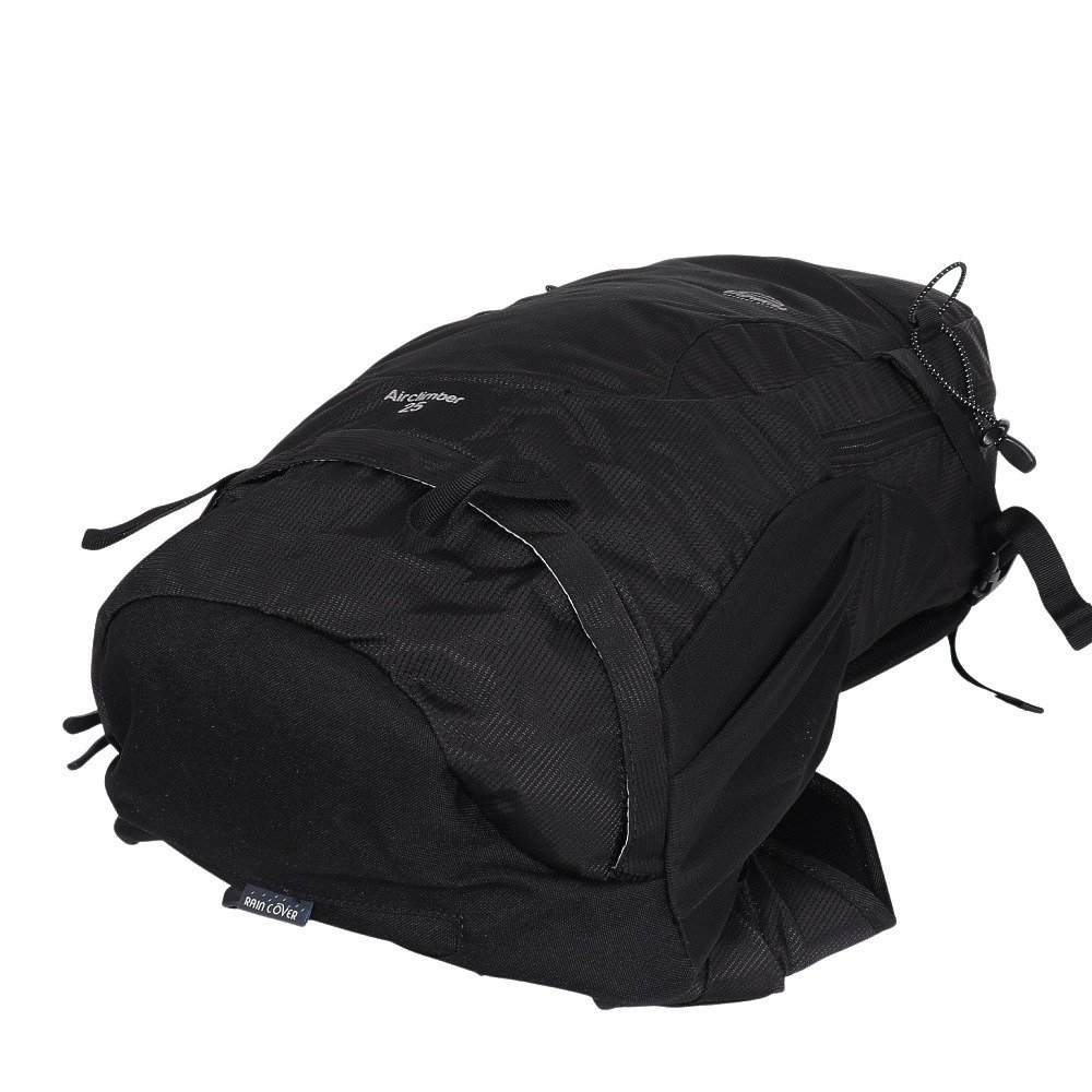 グローヒル（GROWHILL）（メンズ、レディース）バックパック リュック 登山 ハイキング エアーメッシュクライマー25BLK LTB-BP7001 BLK