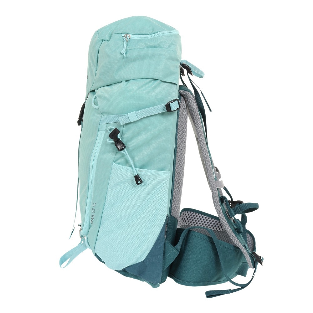 ドイター（deuter）（レディース）バックパック リュック トレイル 22 SL D3440223-1377 ライトブルー 22L レインカバー付