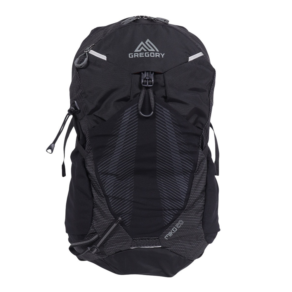 グレゴリー（GREGORY）（メンズ）リュック ミコ 20L オプティックブラック 1452759974 登山 防災 地震 災害対策