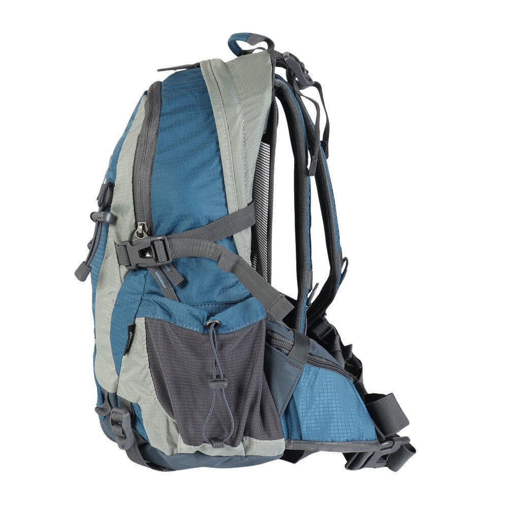 グローヒル（GROWHILL）（メンズ、レディース）バックパック リュック 登山 ハイキング ハイカー 18L GTB-BP3002 BLU ブルー 防水レインカバー内蔵 小型バッグ
