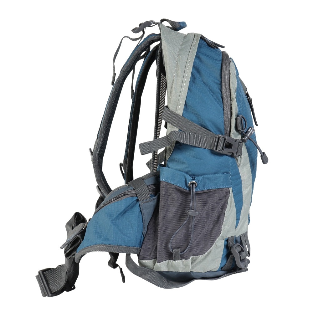 グローヒル（GROWHILL）（メンズ、レディース）バックパック リュック 登山 ハイキング ハイカー 18L GTB-BP3002 BLU ブルー 防水レインカバー内蔵 小型バッグ
