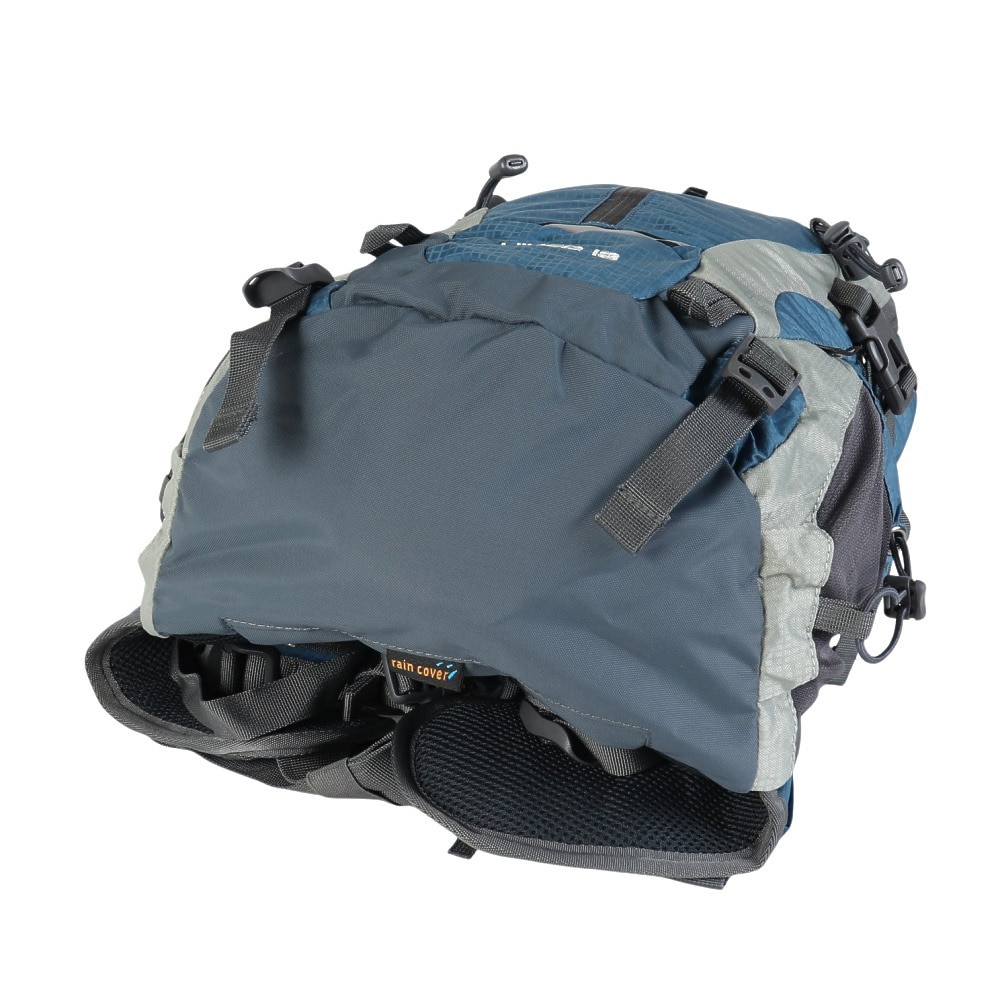 グローヒル（GROWHILL）（メンズ、レディース）バックパック リュック 登山 ハイキング ハイカー 18L GTB-BP3002 BLU ブルー 防水レインカバー内蔵 小型バッグ