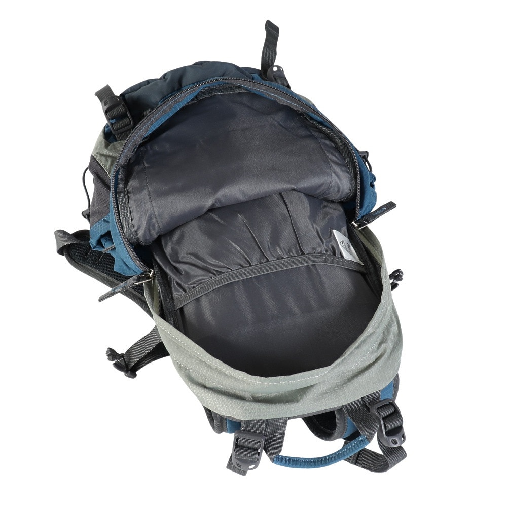 グローヒル（GROWHILL）（メンズ、レディース）バックパック リュック 登山 ハイキング ハイカー 18L GTB-BP3002 BLU ブルー 防水レインカバー内蔵 小型バッグ