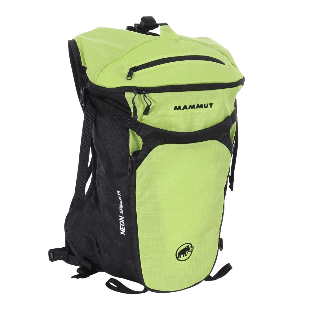 マムート（MAMMUT）（メンズ、レディース）カメラザック リュック Neon Speed 2510-03180-40223 ライムブラック 15L