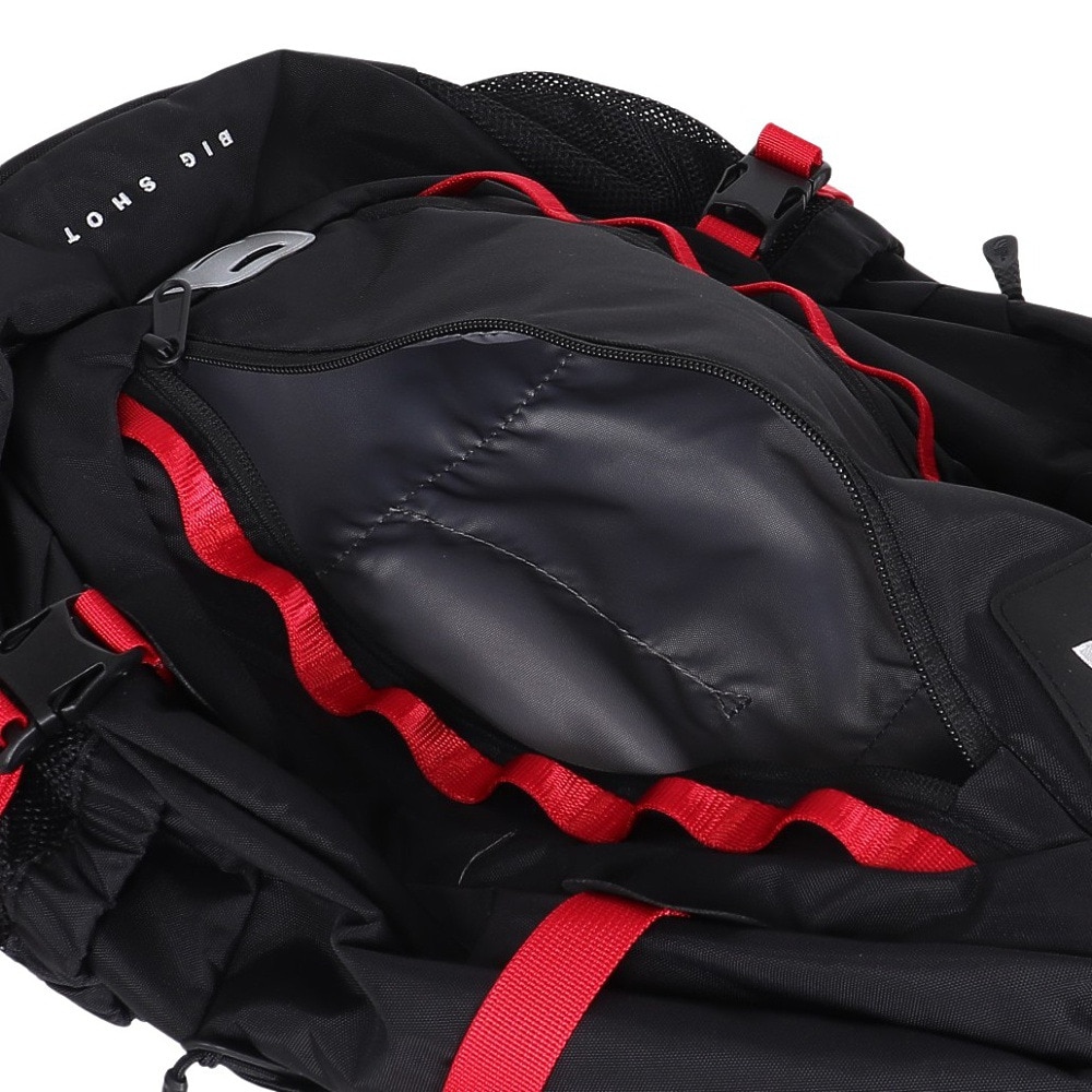 ザ・ノース・フェイス（THE NORTH FACE）（メンズ、レディース）リュック バッグ バックパック ビッグショット NM72301 KR ブラック×レッド 33L 17インチPC対応