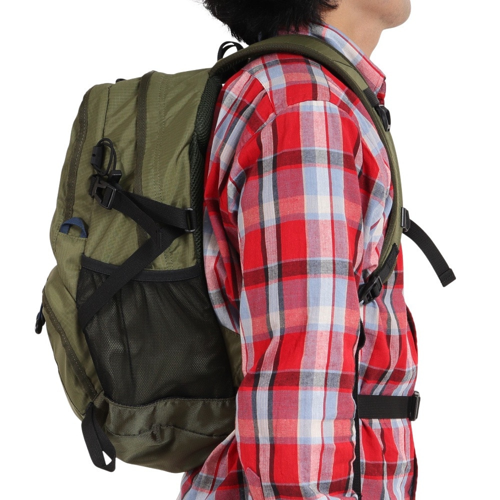ホールアース｜リュック 20L バックパック WES17F04-9003 DGRN バッグ レインカバー付き 防水カバー 登山 -  アウトドア・キャンプ用品はエルブレス