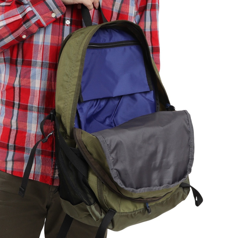 ホールアース（Whole Earth） リュック 20L バックパック WES17F04-9003 DGRN バッグ レインカバー付き 防水カバー 登山