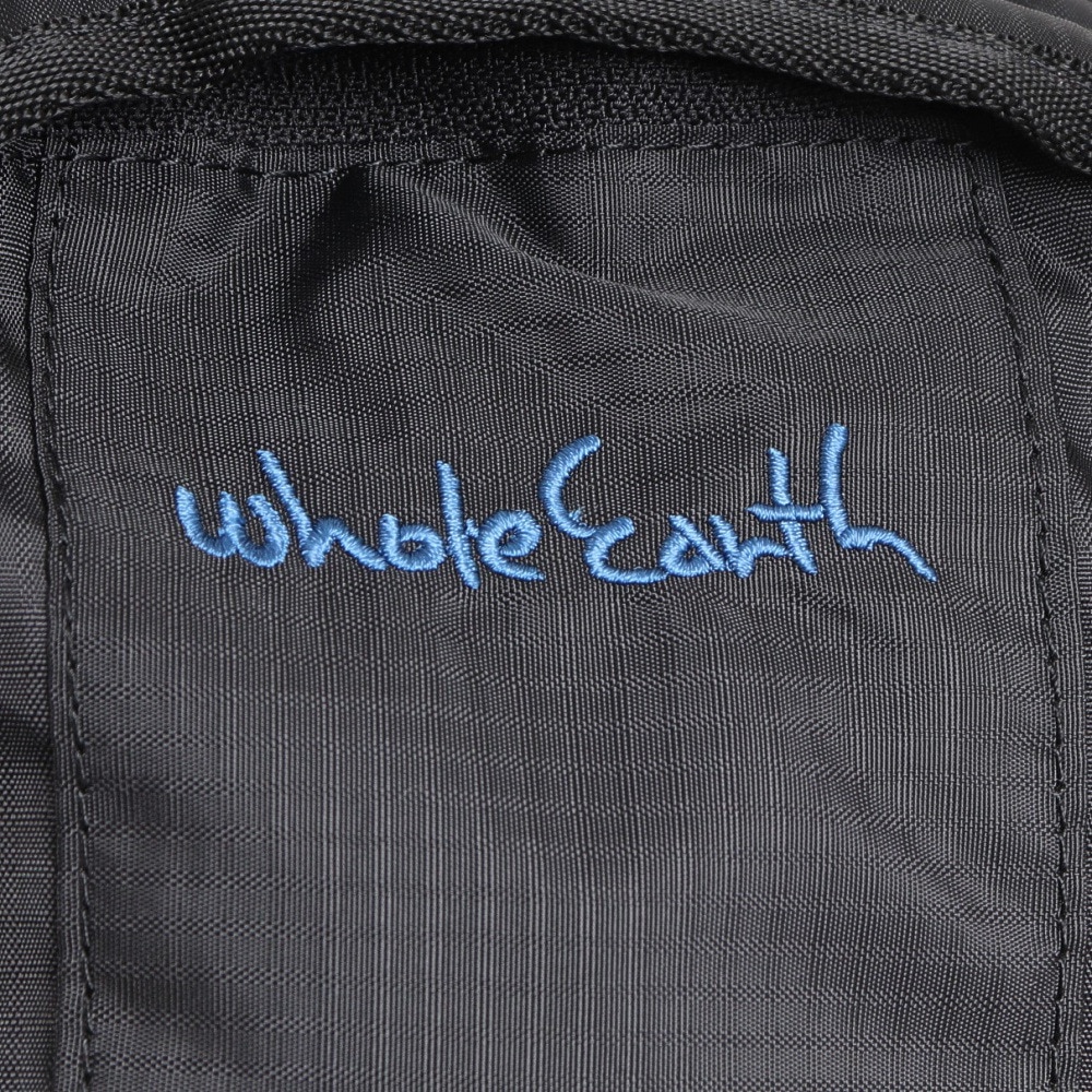 ホールアース（Whole Earth） 軽量 コンパクト 15L リュック WES17F04-9004 15L BLU ブラック バッグ 小型 レインカバー付